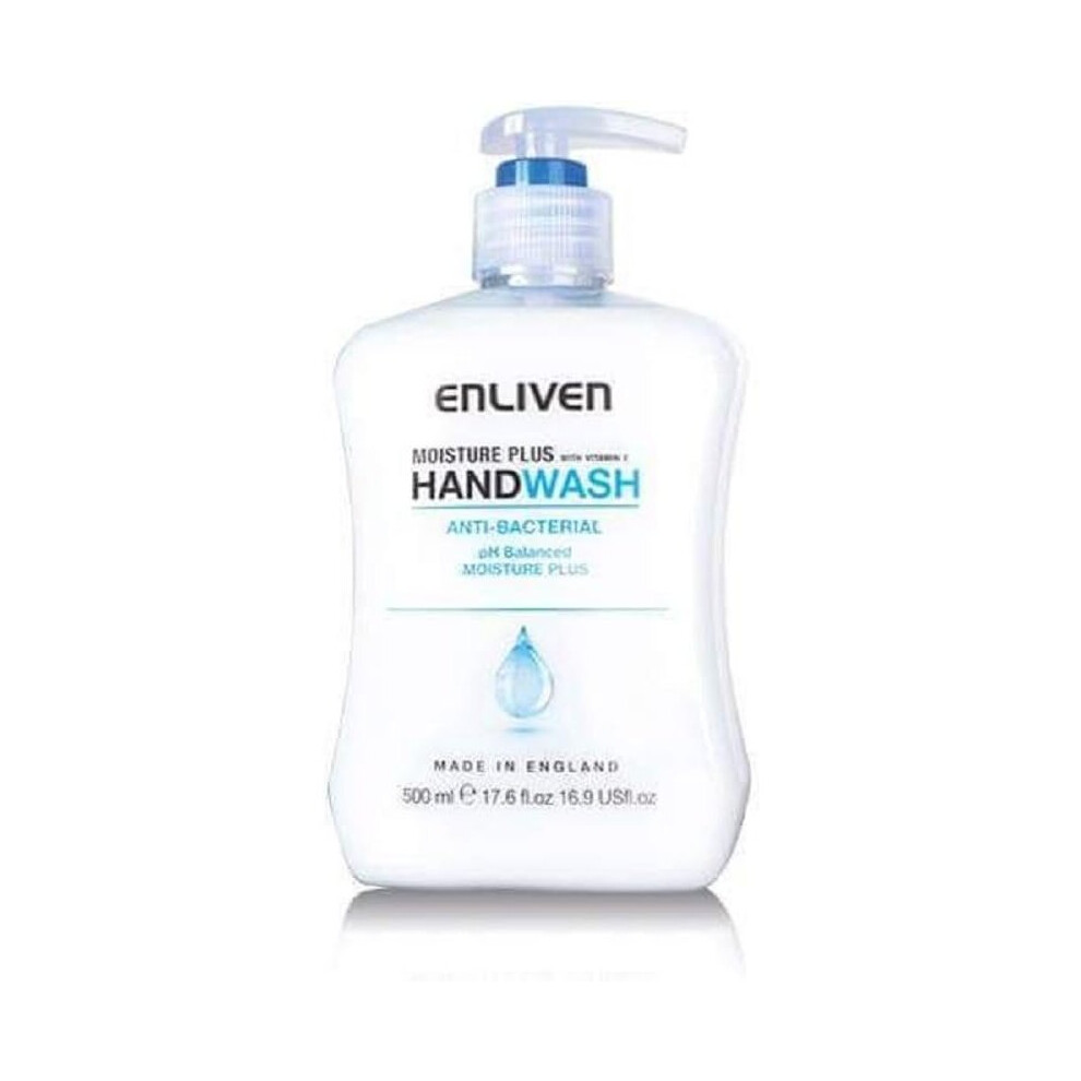 Enliven Antibac Hand Wash Moisture 500Ml (Pack Of 6)