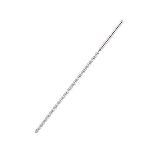 Double Ended Stainless Steel Ribbed Urethral Dilator (8mm)
