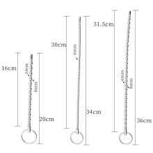 Stainless Steel Ribbed Urethral Dilator (Small)