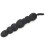 Black Silicone Beaded Booty Toy (Large) 2