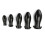 The Hole Stuffer Black Monster Butt Plug (Medium) 1