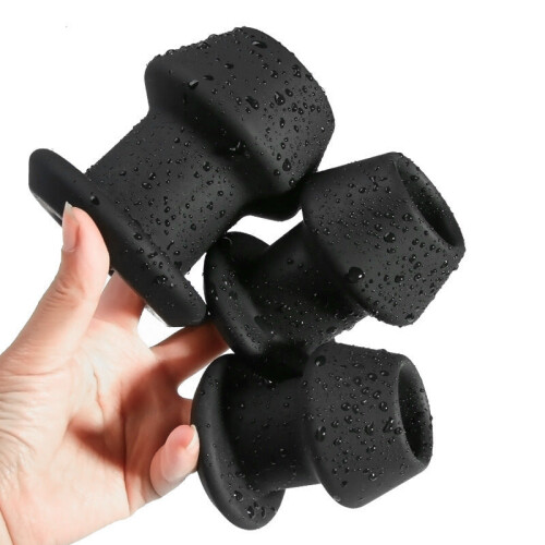Gaping Hole Black Monster Butt Plug (Small)
