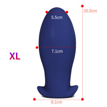 The Hole Stuffer Navy Monster Butt Plug (XL)