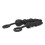 Black Silicone Beaded Booty Toy (Large) 1