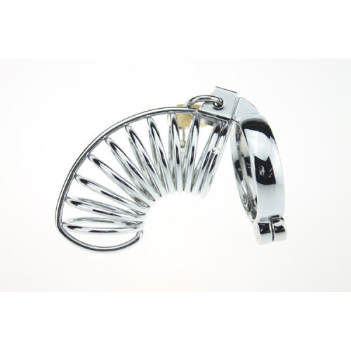 Stainless Steel Spiral Chastity Cage (45mm) 1