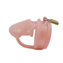Short Soft Pink Cock Cage (3 Inch)