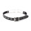 Black Faux Leather Mouth Hook Gag 7