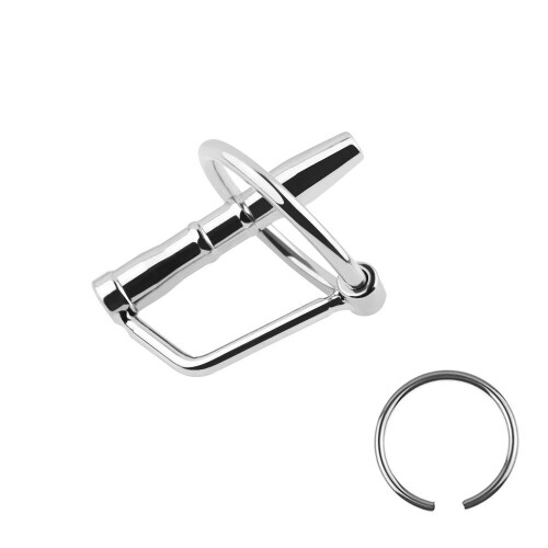 Restricted Access Chastity Ring & Urethral Sound 1