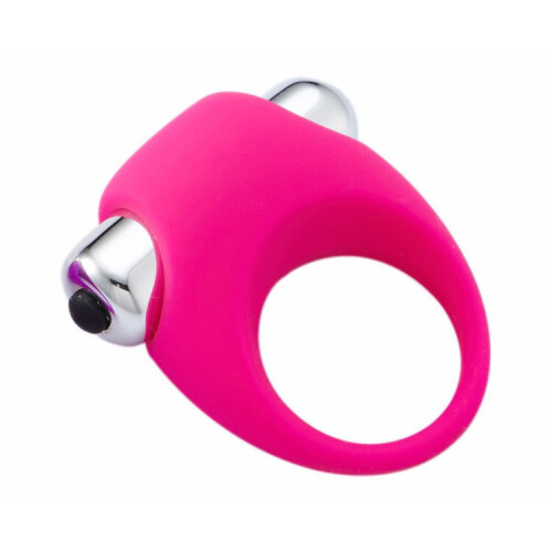 Power Lifter Pink Silicone Vibrating Cock Ring 1