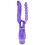 Opaque Double Penetration Vibrator (Purple) 1