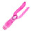 Opaque Double Penetration Vibrator (Purple) 2