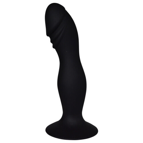 Sensual Waves Silicone Suction Cup Dildo (Purple)