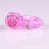 Pink Silicone Vibrating Cock Ring 4