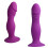 Sensual Waves Silicone Suction Cup Dildo (Purple) 7