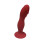Sensual Waves Silicone Suction Cup Dildo (Red) 1