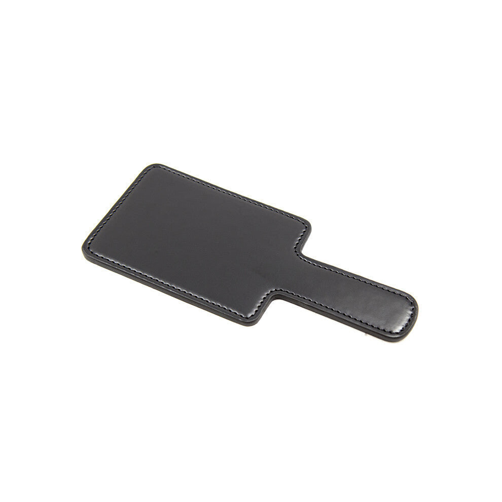 House Of Glass Black 'Mirror' - Faux Leather, Spanking Paddle