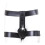 PU Leather Belt Harness with Padlock 2