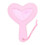 Pink Heart Shaped Leather Paddle 2