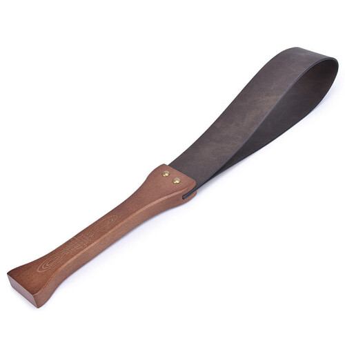 Faux Leather Loop Spanking Paddle 1