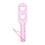 Pink Studded Spanking Paddle 1