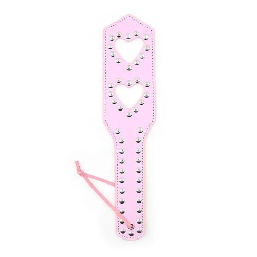 Pink Studded Spanking Paddle