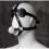 Blindfold and Vented Ball Gag Face Harness 1