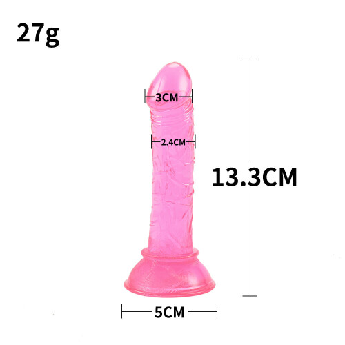 Non-Realistic Suction Cup Mini Dildo 1