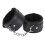 Black Leather Bondage Cuffs 1
