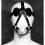 Blindfold and Vented Ball Gag Face Harness 2
