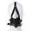 Faux Leather Gimp Mask Muzzle (Black) 1