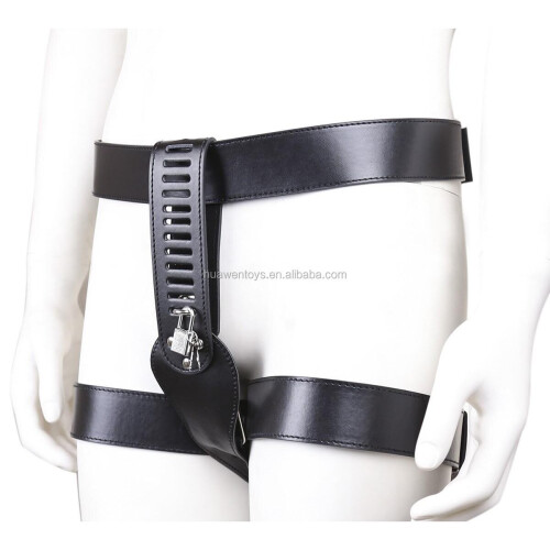 PU Leather Belt Harness with Padlock
