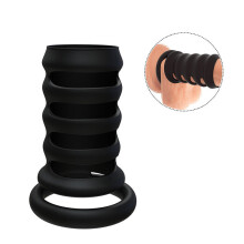 Silicone Penis Sleeve (Black)