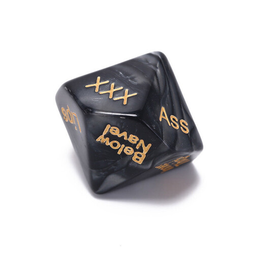 4-Set Sexual Position Dice- Black and Gold Edition 2
