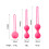 Red Silicone Kegel Toning Set 5