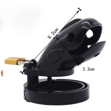 Free Willy ABS Black Cock Cage (Small)
