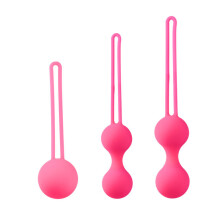 Red Silicone Kegel Toning Set