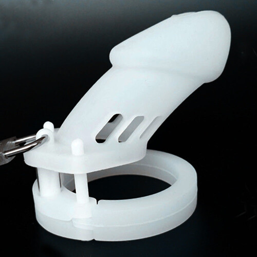 The Prisoner Clear Silicone Cock Cage (Small)