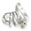 Cockscrew Stainless Steel Adjustable Chastity Cage (45mm) 4