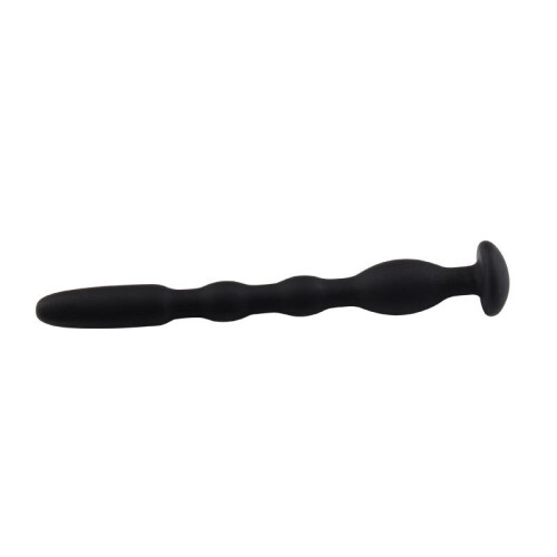 Silicone Ribbed Urethral Sound 2