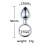 Ring Pull Stainless Steel Butt Plug (Large) 6
