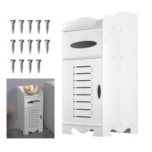 Bathroom Storage Unit, Bathroom Floor Cabinet, Freestanding Storage Cupboard,Side Cabinet Organizer Unit for Living Room Bathroom Bedroom Kitchen