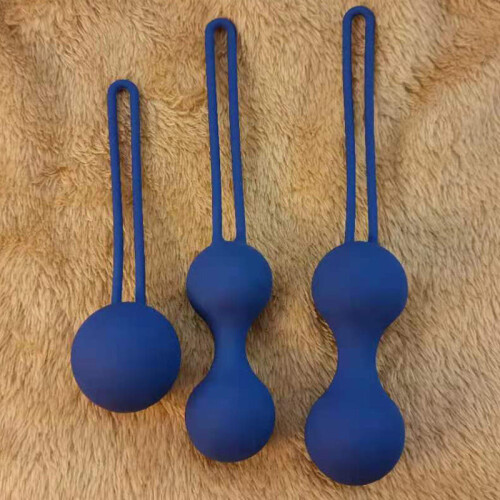 Blue Silicone Kegel Toning Set