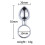 Ring Pull Stainless Steel Butt Plug (Large) 7