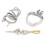 Cockscrew Stainless Steel Adjustable Chastity Cage (45mm) 2