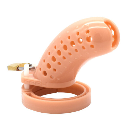 Spotted Dick Nude Chastity Cage (Small)