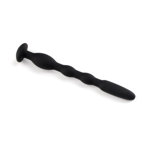 Silicone Ribbed Urethral Sound 1
