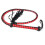 Red and Black Plaited Whip with Leather Hand Loop 3
