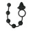 Black Vibrating Bullet Anal Beads 1