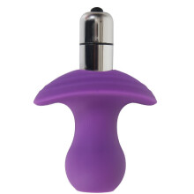 Purple Vibrating Butt Plug