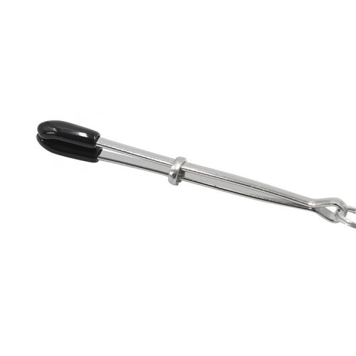 Grip Style Nipple Clamps with a Silver Ring Detail 1